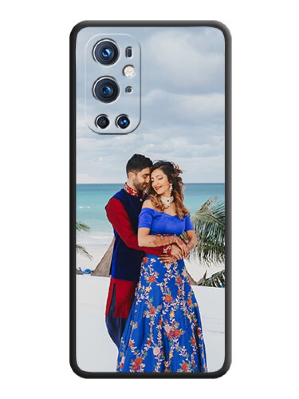 Custom Full Single Pic Upload On Space Black Personalized Soft Matte Phone Covers -Oneplus 9 Pro 5G