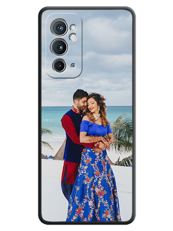 Custom Full Single Pic Upload On Space Black Personalized Soft Matte Phone Covers -Oneplus 9Rt 5G