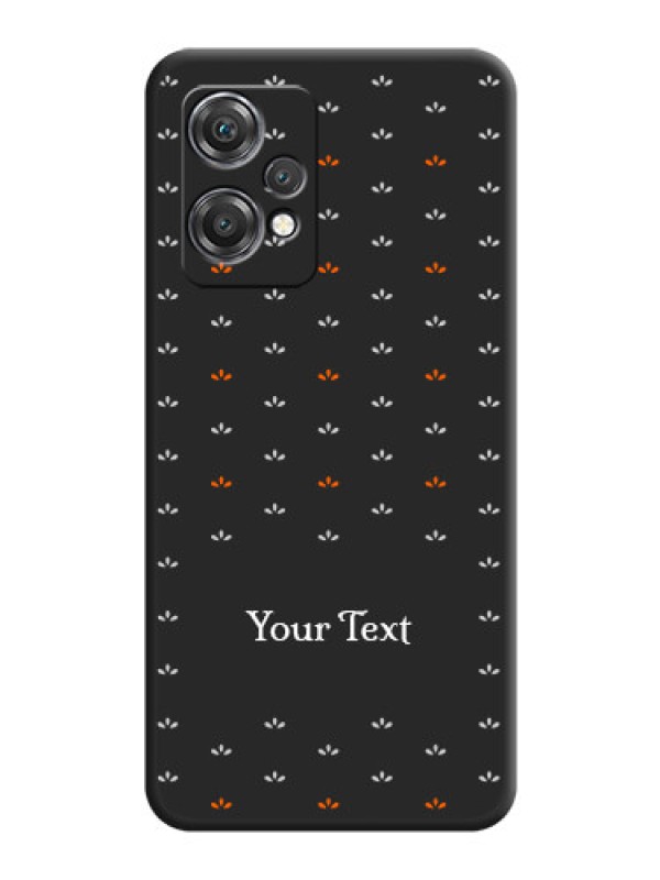Custom Simple Pattern With Custom Text On Space Black Personalized Soft Matte Phone Covers -Oneplus Nord Ce 2 Lite 5G