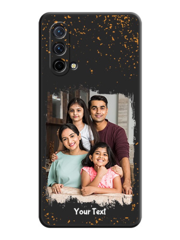 Custom Spray Free Design on Photo on Space Black Soft Matte Phone Cover - Oneplus Nord Ce 5G