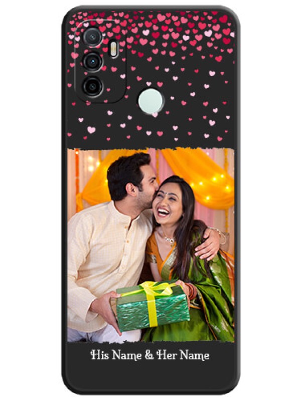 Custom Fall in Love with Your Partner  on Photo on Space Black Soft Matte Phone Cover - Oppo A33 2020