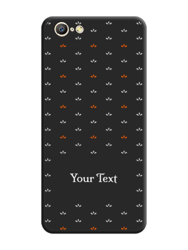 Custom Simple Pattern With Custom Text On Space Black Personalized Soft Matte Phone Covers -Oppo A57