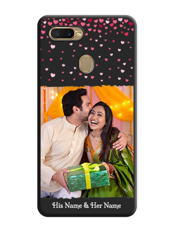 Custom Fall in Love with Your Partner on Photo on Space Black Soft Matte Phone Cover - Oppo A5s
