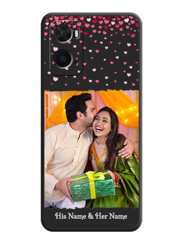 Custom Fall in Love with Your Partner  on Photo on Space Black Soft Matte Phone Cover - Oppo A96