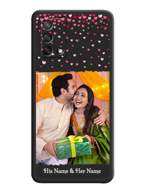 Custom Fall in Love with Your Partner  on Photo on Space Black Soft Matte Phone Cover - Oppo F19s