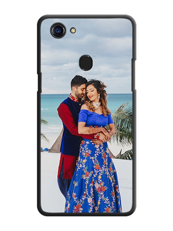 Custom Full Single Pic Upload On Space Black Personalized Soft Matte Phone Covers -Oppo F5