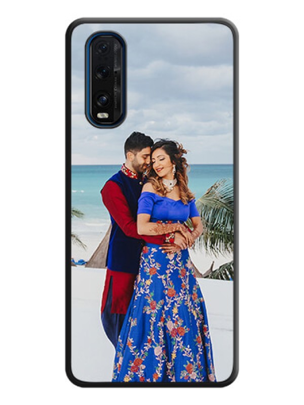 Custom Full Single Pic Upload On Space Black Personalized Soft Matte Phone Covers -Oppo Find X2
