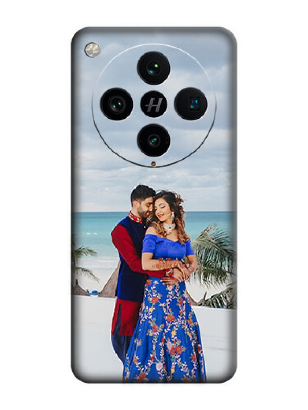 Custom Full Single Pic Upload On Space Black Custom Soft Matte Mobile Back Cover - Oppo Find X8 Pro 5G