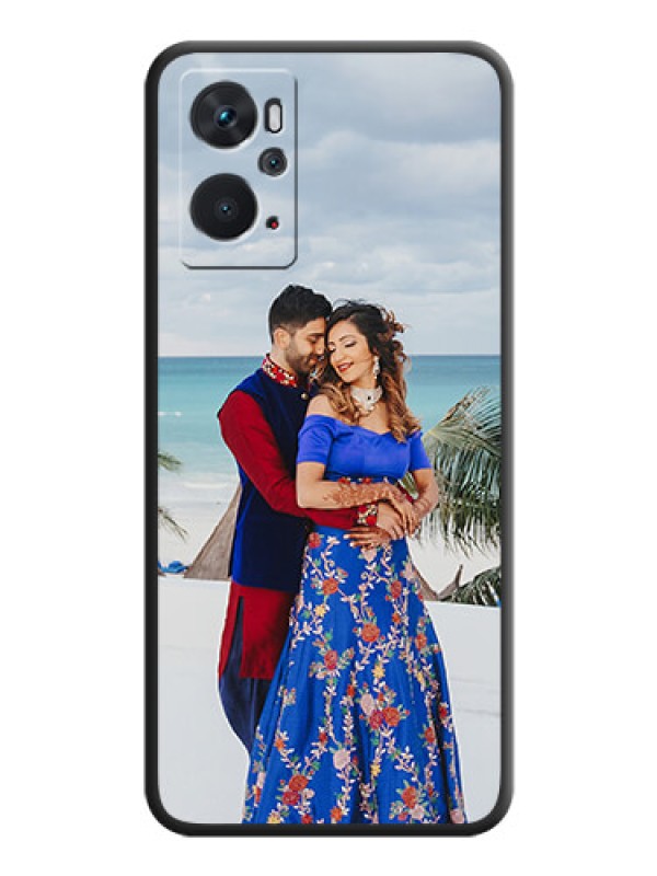 Custom Full Single Pic Upload On Space Black Personalized Soft Matte Phone Covers -Oppo K10