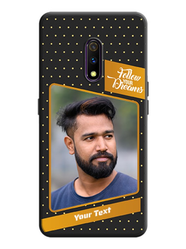 Custom Follow Your Dreams with White Dots on Space Black Custom Soft Matte Phone Cases - Oppo K3