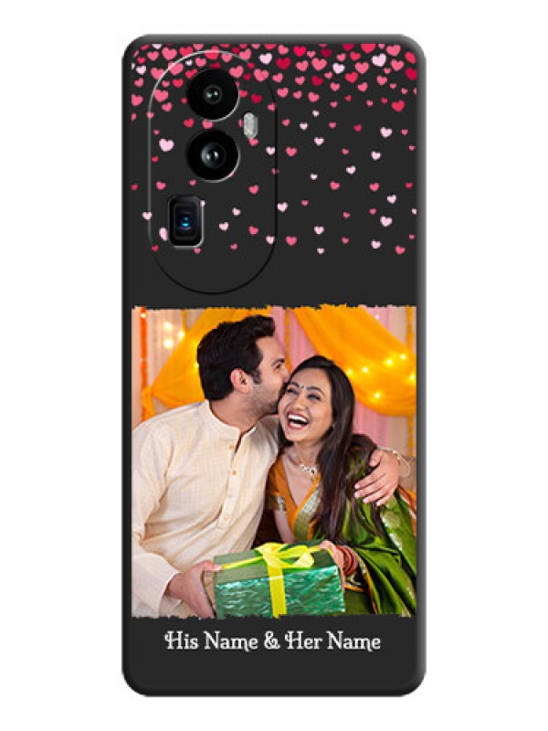 Custom Fall in Love with Your Partner - Photo on Space Black Soft Matte Phone Cover - Reno 10 Pro Plus 5G