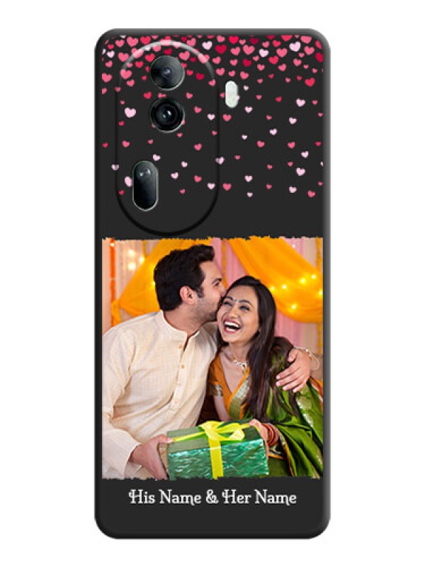 Custom Fall in Love with Your Partner - Photo on Space Black Soft Matte Phone Cover - Reno 11 Pro 5G