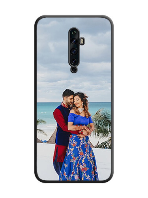Custom Full Single Pic Upload On Space Black Personalized Soft Matte Phone Covers -Oppo Reno 2F