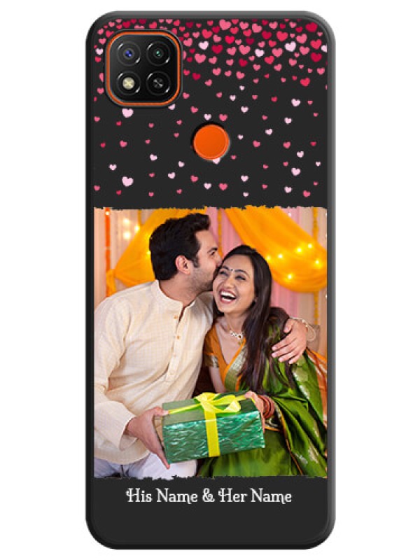 Custom Fall in Love with Your Partner  on Photo on Space Black Soft Matte Phone Cover - Poco C31
