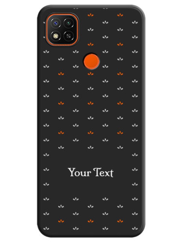 Custom Simple Pattern With Custom Text On Space Black Personalized Soft Matte Phone Covers -Poco C31