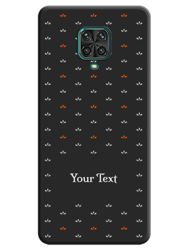 Custom Simple Pattern With Custom Text On Space Black Personalized Soft Matte Phone Covers -Poco M2 Pro
