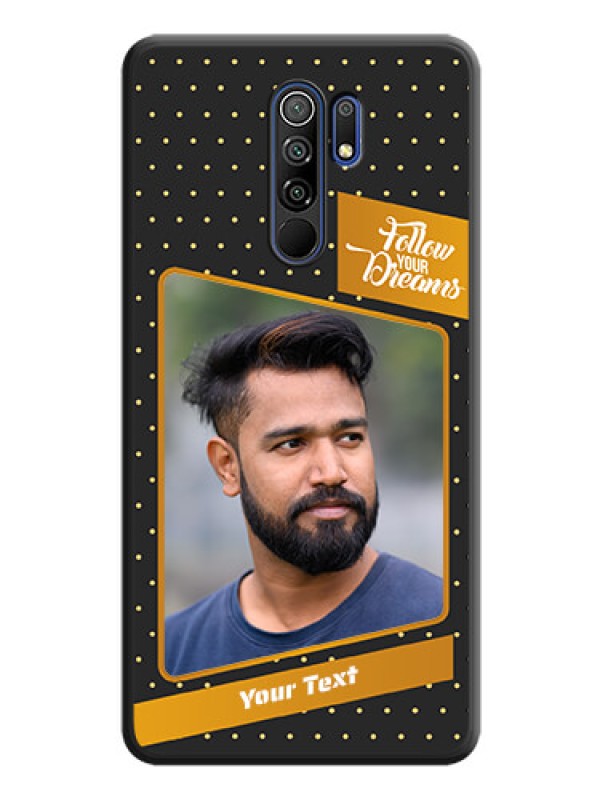 Custom Follow Your Dreams with White Dots on Space Black Custom Soft Matte Phone Cases - Poco M2