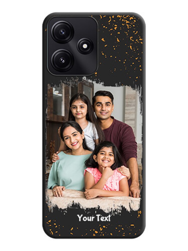 Custom Spray Free Design - Photo on Space Black Soft Matte Phone Cover - Poco M6 Pro 5G