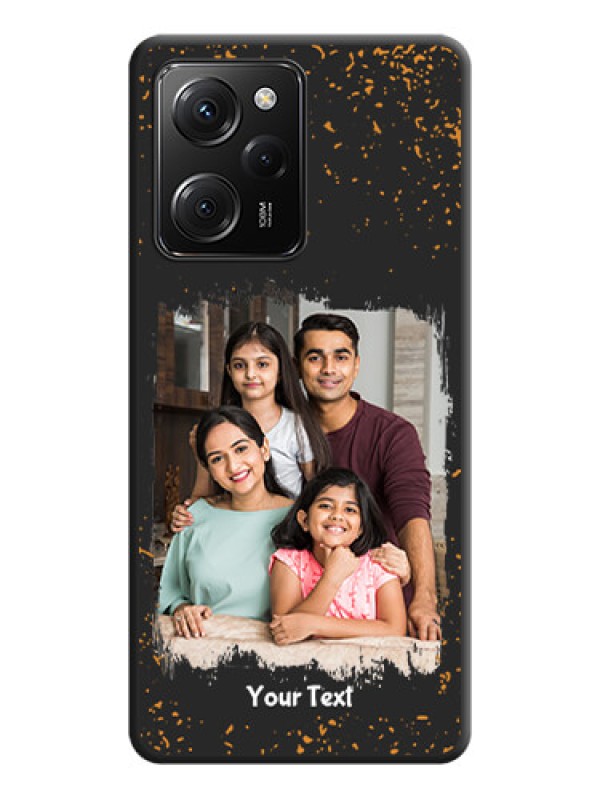 Custom Spray Free Design - Photo on Space Black Soft Matte Phone Cover -Poco X5 Pro 5G