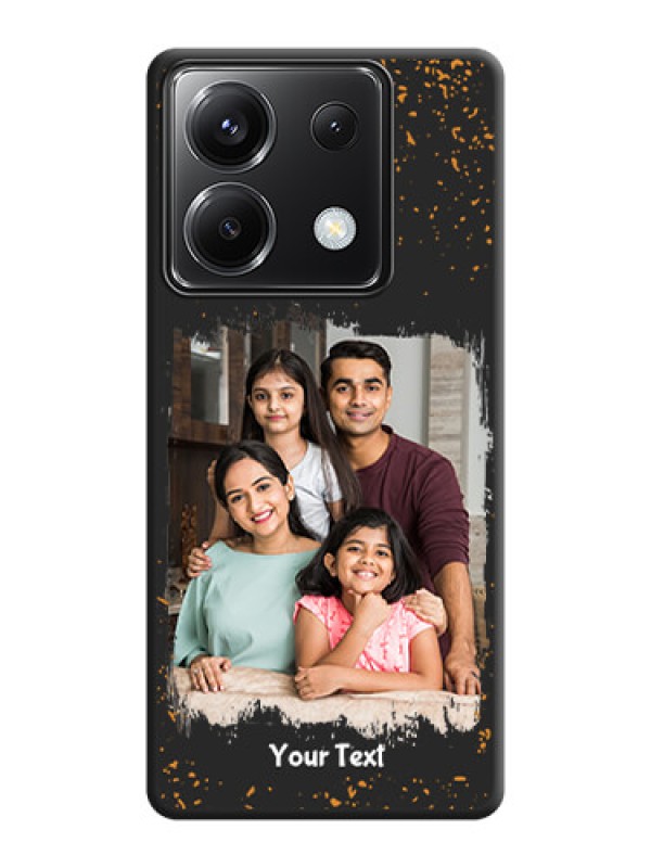 Custom Spray Free Design - Photo on Space Black Soft Matte Phone Cover - Poco X6 5G