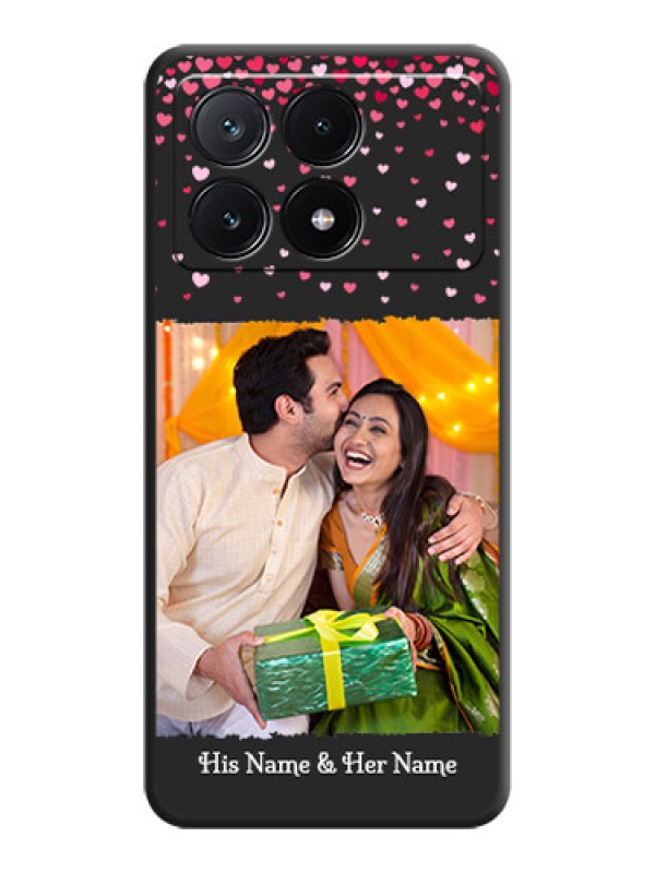 Custom Fall in Love with Your Partner - Photo on Space Black Soft Matte Phone Cover - Poco X6 Pro 5G