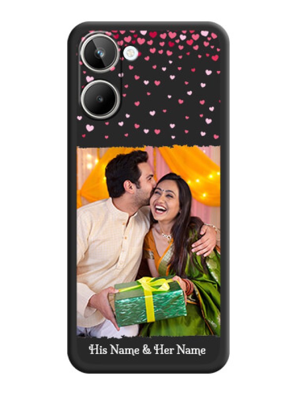 Custom Fall in Love with Your Partner  on Photo on Space Black Soft Matte Phone Cover - Realme 10 Pro 5G