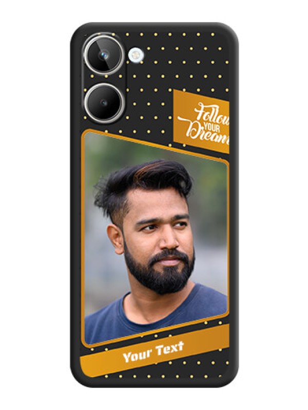 Custom Follow Your Dreams with White Dots on Space Black Custom Soft Matte Phone Cases - Realme 10 Pro 5G