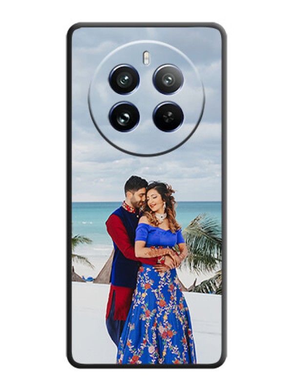 Custom Full Single Pic Upload On Space Black Personalized Soft Matte Phone Covers - Realme 12 Pro 5G