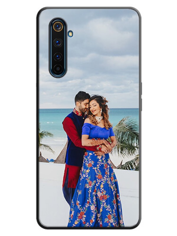 Custom Full Single Pic Upload On Space Black Personalized Soft Matte Phone Covers -Realme 6 Pro
