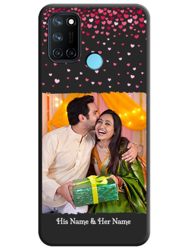 Custom Fall in Love with Your Partner  on Photo on Space Black Soft Matte Phone Cover - Realme 7i