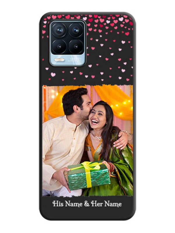 Custom Fall in Love with Your Partner  on Photo on Space Black Soft Matte Phone Cover - Realme 8 Pro