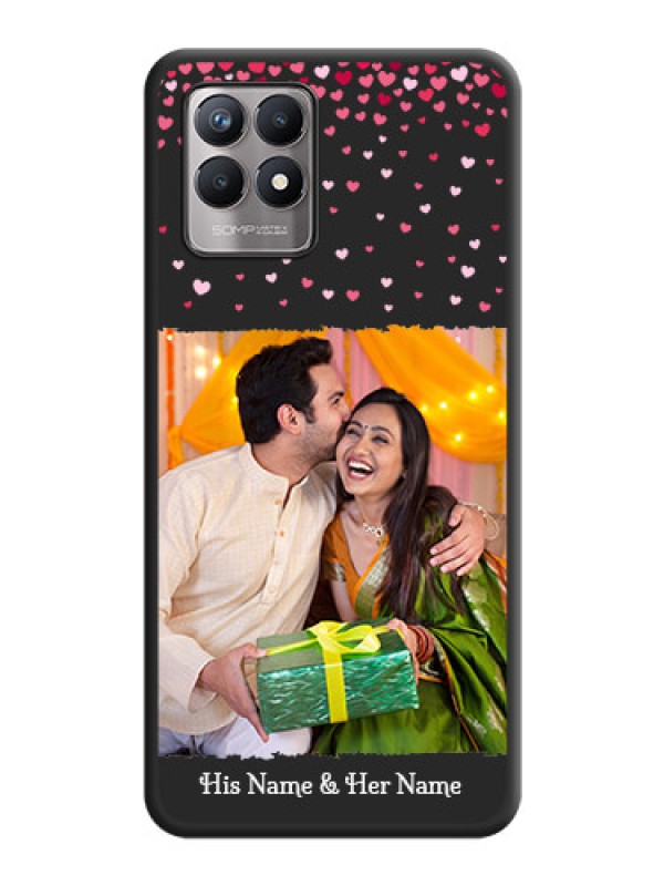 Custom Fall in Love with Your Partner  on Photo on Space Black Soft Matte Phone Cover - Realme 8i