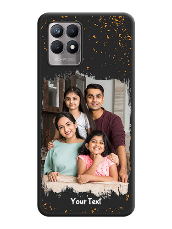 Custom Spray Free Design on Photo on Space Black Soft Matte Phone Cover - Realme 8i