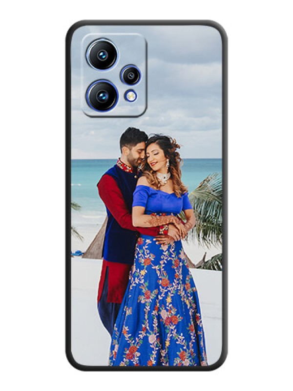 Custom Full Single Pic Upload On Space Black Personalized Soft Matte Phone Covers -Realme 9 Pro Plus 5G
