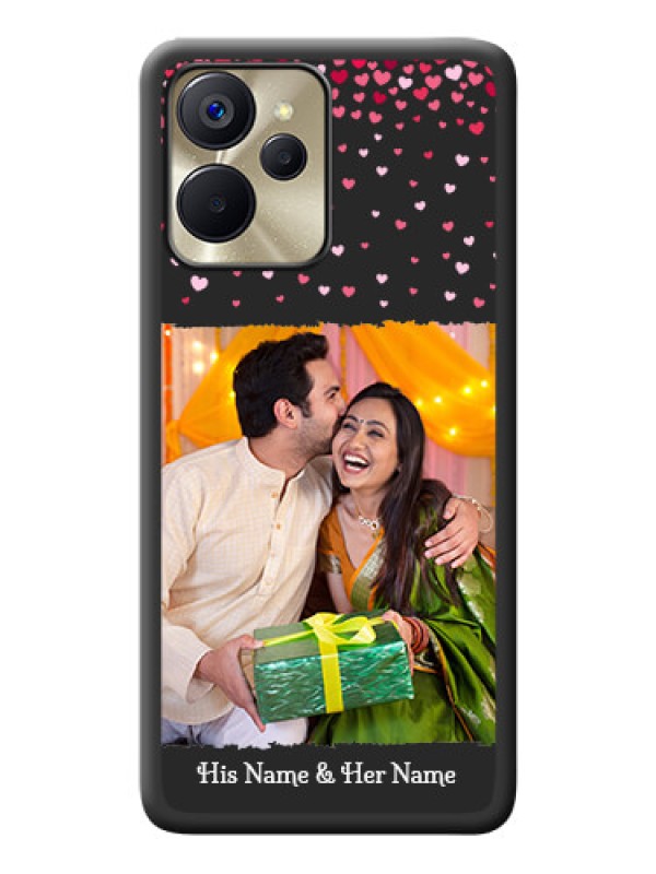 Custom Fall in Love with Your Partner  on Photo on Space Black Soft Matte Phone Cover - Realme 9i 5G