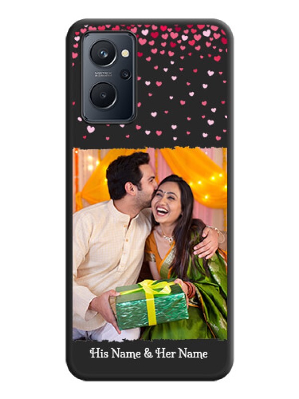 Custom Fall in Love with Your Partner  on Photo on Space Black Soft Matte Phone Cover - Realme 9i