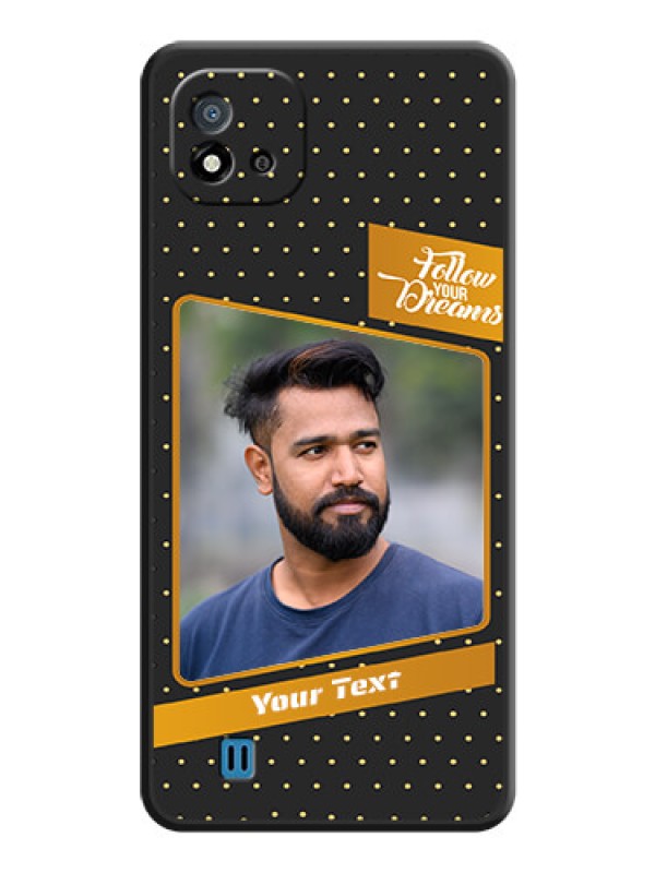 Custom Follow Your Dreams with White Dots on Space Black Custom Soft Matte Phone Cases - Realme C11 2021