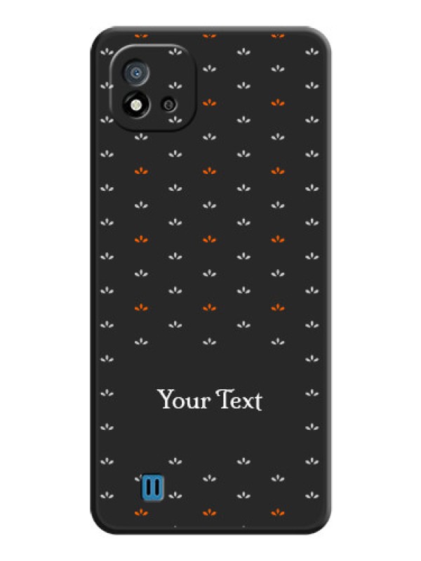 Custom Simple Pattern With Custom Text On Space Black Personalized Soft Matte Phone Covers -Realme C11 2021