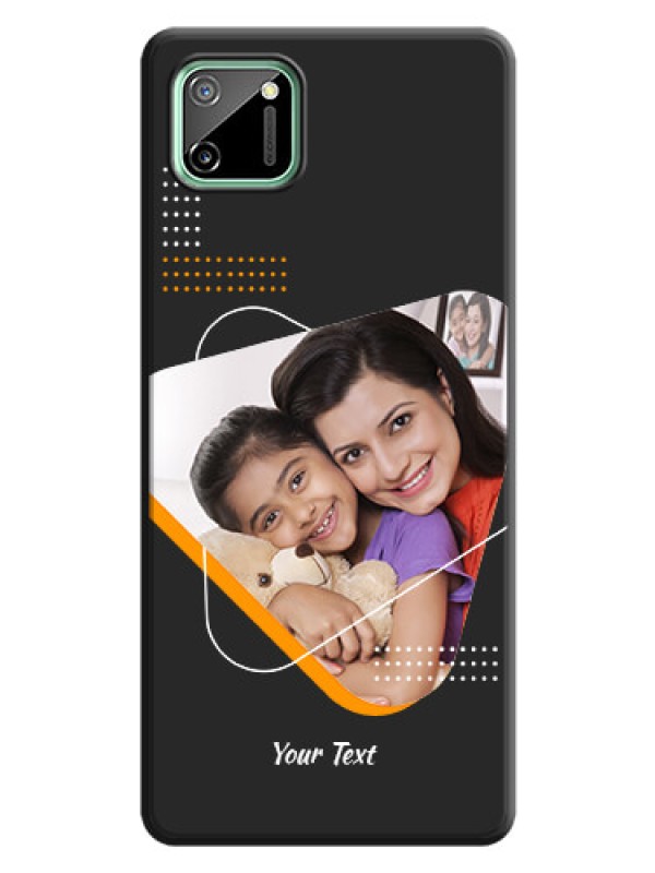 Custom Yellow Triangle - Photo on Space Black Soft Matte Phone Cover - Realme C11