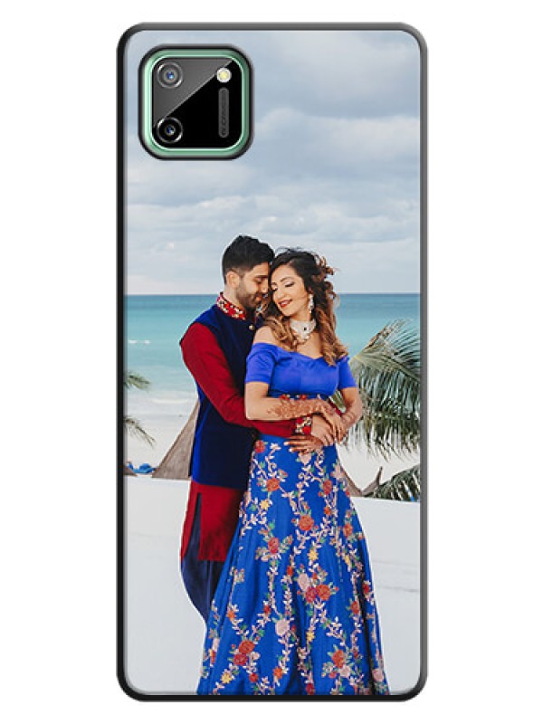 Custom Full Single Pic Upload On Space Black Personalized Soft Matte Phone Covers -Realme C11