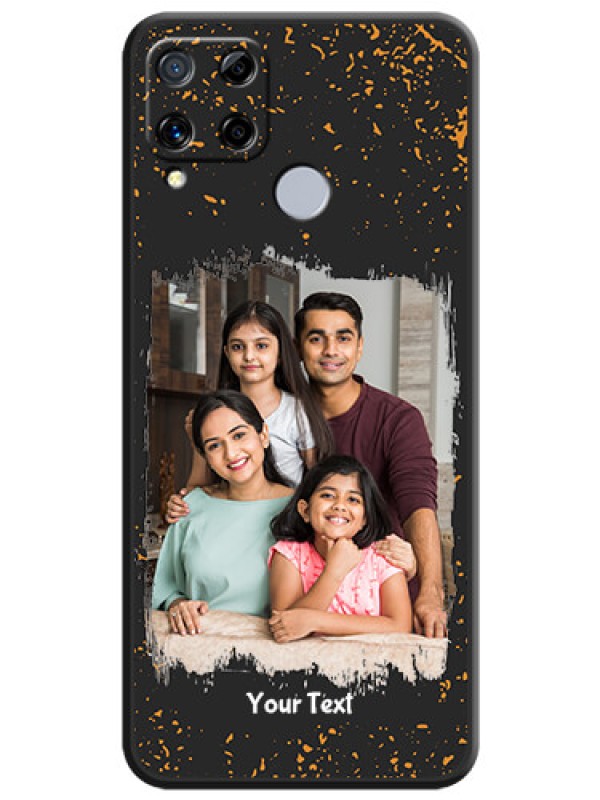 Custom Spray Free Design on Photo on Space Black Soft Matte Phone Cover - Realme C15