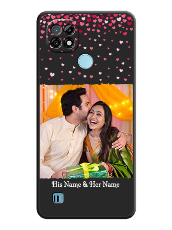 Custom Fall in Love with Your Partner  on Photo on Space Black Soft Matte Phone Cover - Realme C21