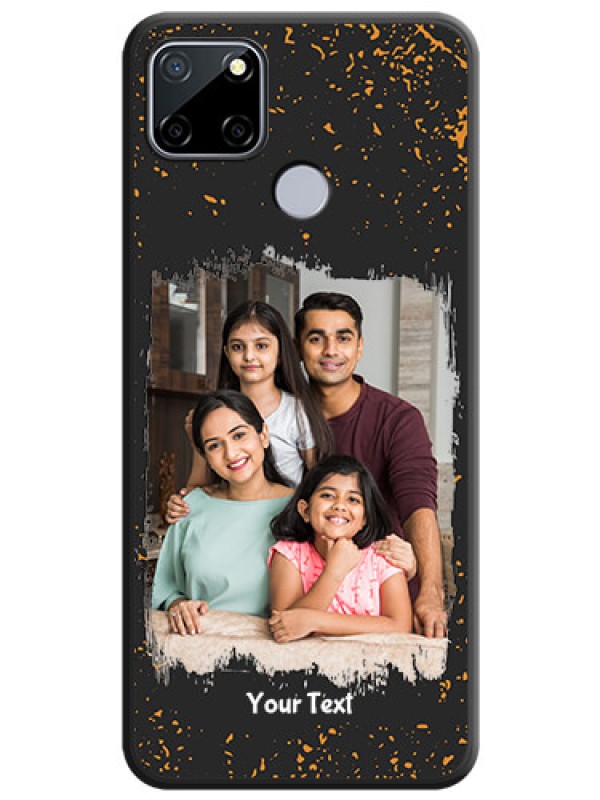 Custom Spray Free Design on Photo on Space Black Soft Matte Phone Cover - Realme C25