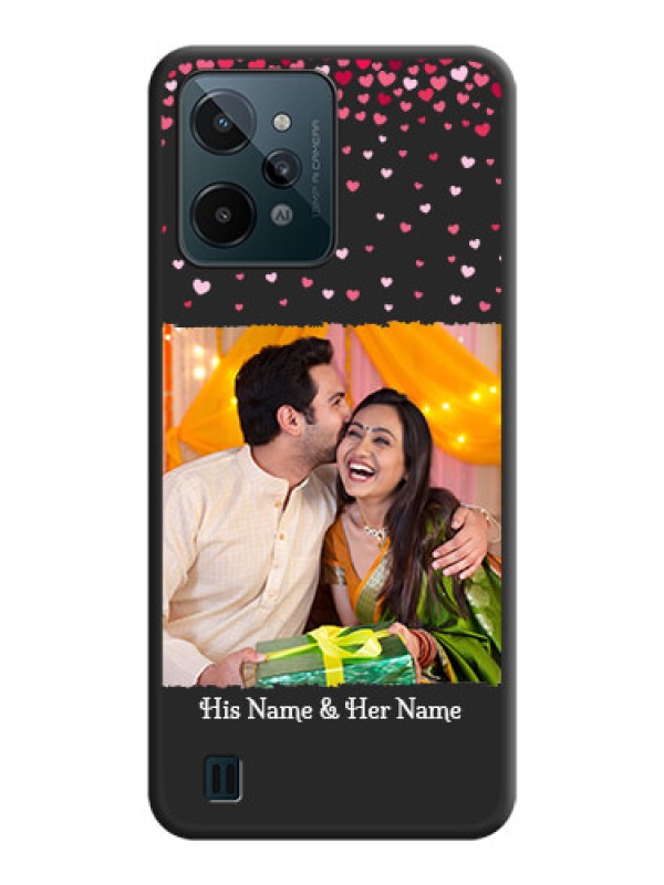 Custom Fall in Love with Your Partner  on Photo on Space Black Soft Matte Phone Cover - Realme C31