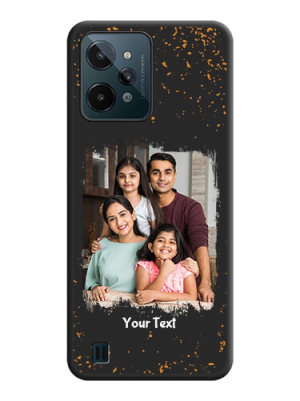 Custom Spray Free Design on Photo on Space Black Soft Matte Phone Cover - Realme C31