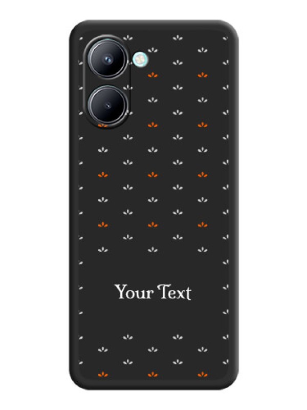 Custom Simple Pattern With Custom Text On Space Black Personalized Soft Matte Phone Covers -Realme C33 2023