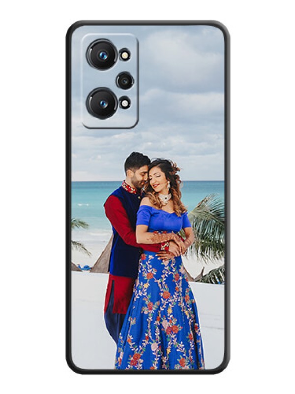 Custom Full Single Pic Upload On Space Black Personalized Soft Matte Phone Covers -Realme Gt 2