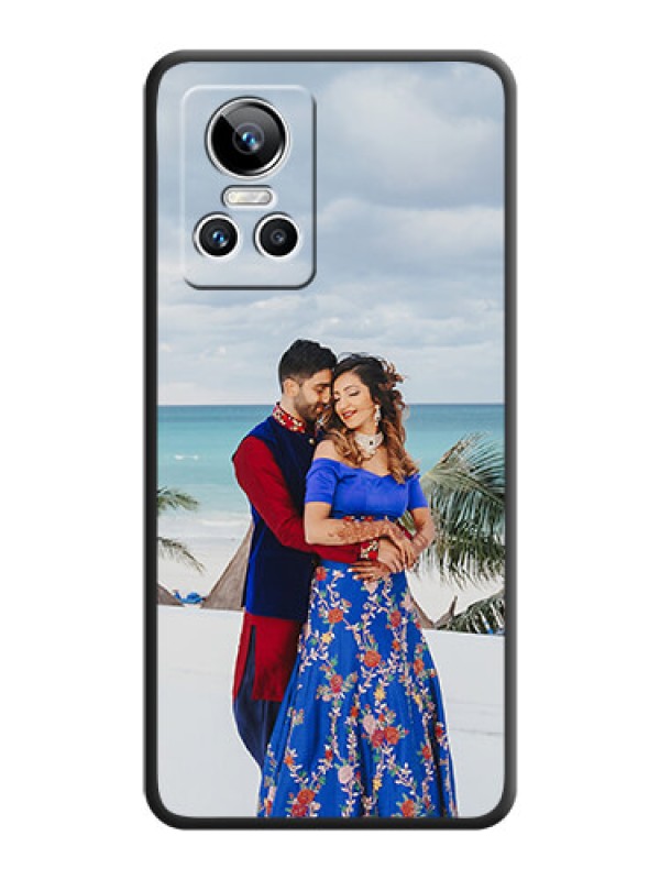 Custom Full Single Pic Upload On Space Black Personalized Soft Matte Phone Covers -Realme Gt Neo 3