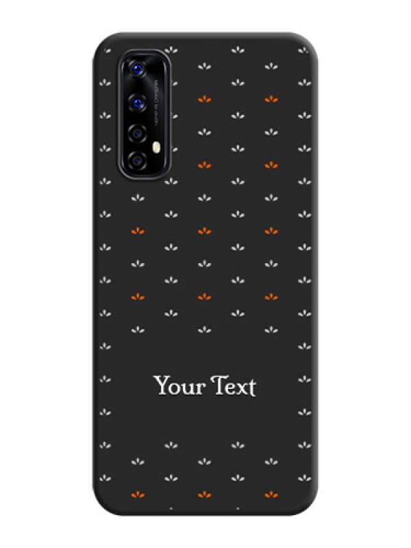 Custom Simple Pattern With Custom Text On Space Black Personalized Soft Matte Phone Covers -Realme Narzo 20 Pro
