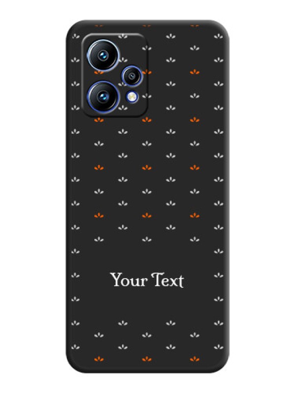 Custom Simple Pattern With Custom Text On Space Black Personalized Soft Matte Phone Covers -Realme Narzo 50 Pro 5G